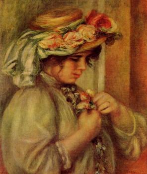 皮埃爾 奧古斯特 雷諾阿 Young Girl in a Hat 皮埃爾 奧古斯特 雷諾阿 Young Girl in a Hat